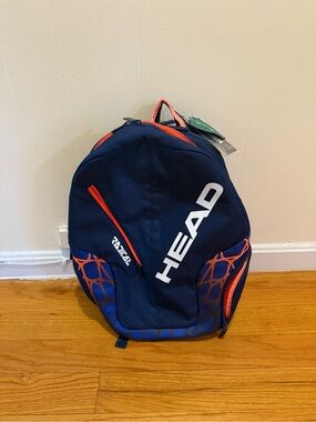HEAD Navy and Orange Sport Backpack
